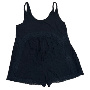 Volcom Black Lace Detail Women’s Romper Size M